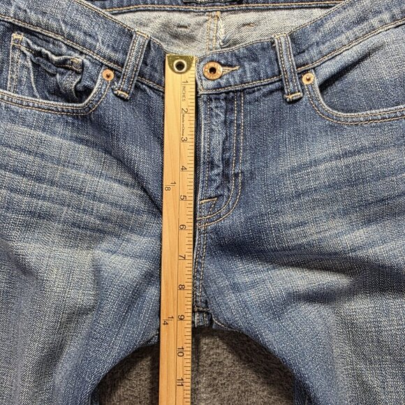 Lucky Brand Jeans Womens 27 Blue Sienna Weekender Crop Medium Wash Denim - Picture 8 of 9